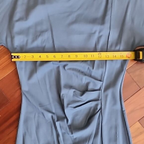 Midi Jersey Dress MaxMara Weekend with Rouched Detail and Zip Back size L - Picture 7 of 7